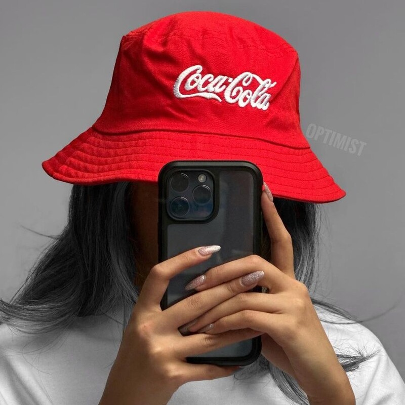 کلاه باکت Cocacola کتان  فری سایز