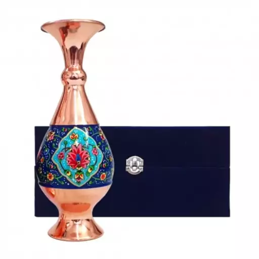 گلدان 20 مس و پرداز یا جعبه جیر رایگان مس و نقاشی صنایع دستی سایروس برای هدیه و دکوری و کادویی مسی 