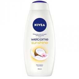 شامپو بدن کرمی نیوآ nivea مدل welcome sunshine محصول آلمان حجم 750 میل