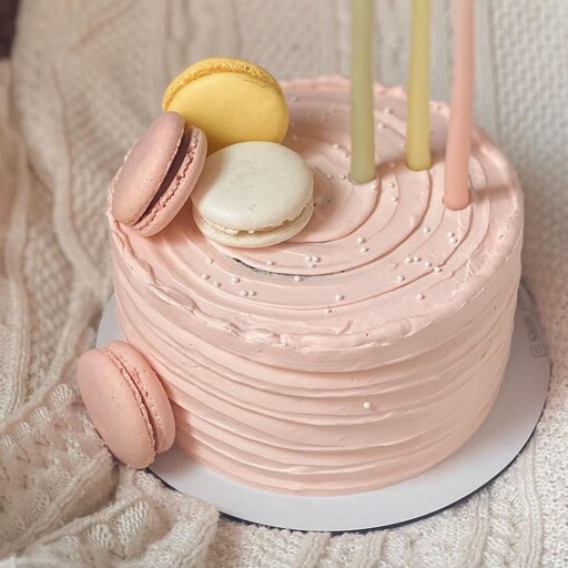 کیک تولد خامه