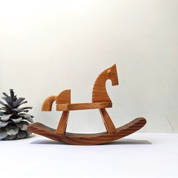راکر  اسب مینیاتوری چوبی دستساز 