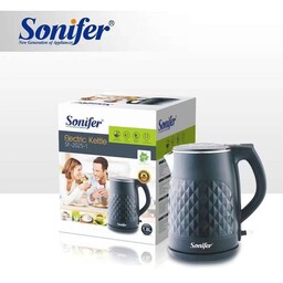 کتری برقی سانیفر  حجم 1.8 لیتری (چای ساز سانیفر  سونیفر) کیفیت عالی داخل استیل و بدنه لاکی محکم