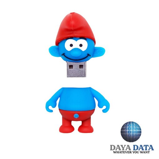 فلش مموری فانتزی دایا دیتا  اسمورف مدلPC1016-19 ظرفیت64GB-USB2 رنگ قرمز