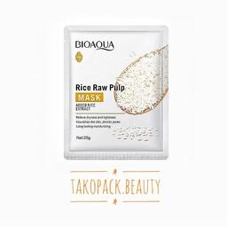 ماسک ورقه ای عصاره برنج بیوآکوا  موثر در کم شدن چین و چروک صورت و روشن کننده پوست