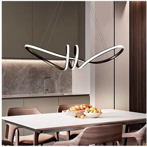 لوستر مدرن - چراغ ال ام دی کی ای  مدل پروانه ای smd با نوردهی عالی مناسب برای چراغ و روشنایی  خانه پذیرایی و اتاق خواب 