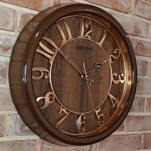 ساعت دیواری چوبی ساعت دیواری کلاسیک ساعت دیواری طرح مدرن ساعت دیواری گرد کد S138