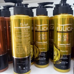 کرم تقویت کننده وترمیم کننده موهای بلوند فولیکا(همیشه گل با آی گل)کرم تقویت کننده ترمیم کننده،مغذی فولیکا200میل