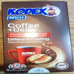 کاندوم coffee delayکدکس (12عددی)