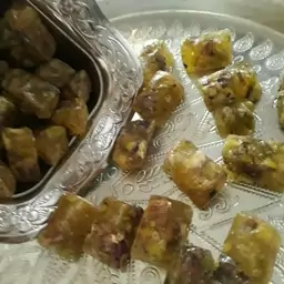 آبنبات قیچی پر پسته 100 گرمی