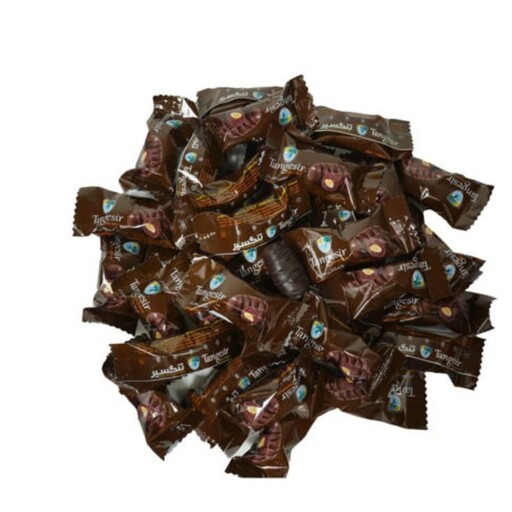 شکلات خرمایی تنگسیر با طعم کاکائو بسته یک کیلویی