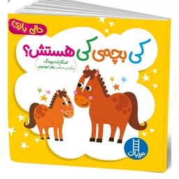 کتاب  دالی بازی ( کی بچه کی هستش ) انتشارات فنی ایران جلد سخت مناسب گروه سنی بدو تولد تا 3 سالگی 