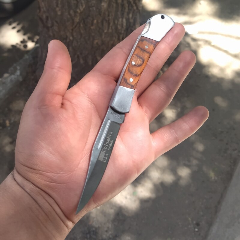 چاقو جیبی کلمبیا ضامن عقب سایز کوچک 