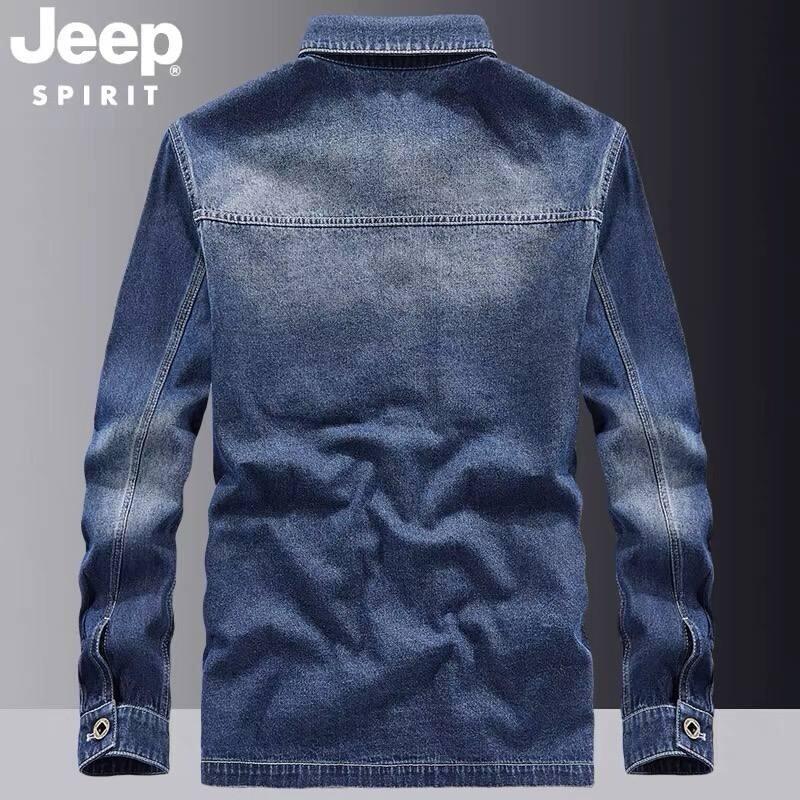 کت جین مردانه شرکت JEEP-سنگشور شده-سه رنگ با کیفیت عالی