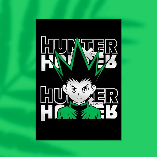 پوستر سایز A4 انیمه Hunter x Hunter 