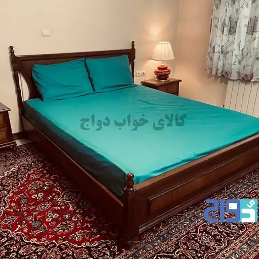 روتختی کشدار تترون ساده دونفره عرض160 (رنگ سبز)