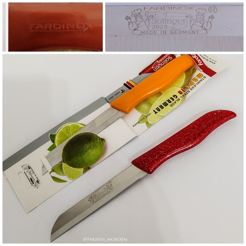 کارد اره ای آلمانی اصل فردینوکس تیغه بلند – چاقو اره ای دم دستی – چاقو سولینگن چاقو اره ای اصل کارد آشپزخانه