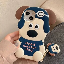 قاب گوشی آیفون Head Master Dog سیلیکونی C3398،هزینه ارسال رایگان،فروشگاه جاسپرمال