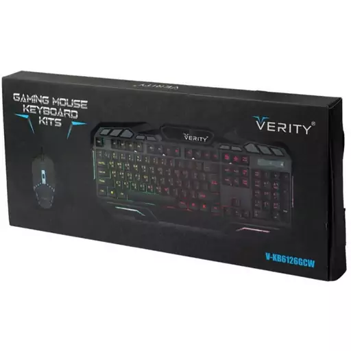 موس و کیبورد گیمینگ Verity V-KB6121GCW