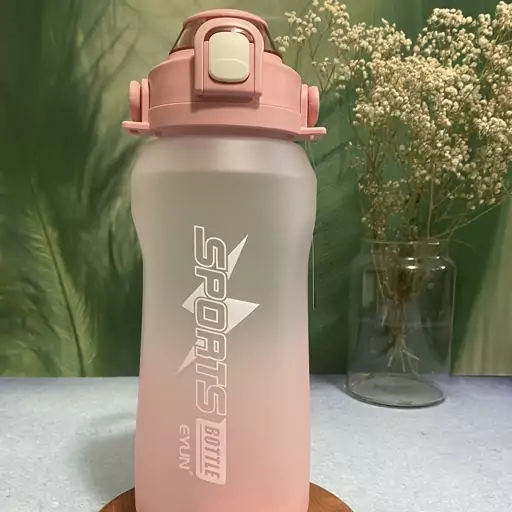 قمقمه مدل Sports bottle گنجایش 2 لیتر رنگ صورتی کد1،کمپینگ