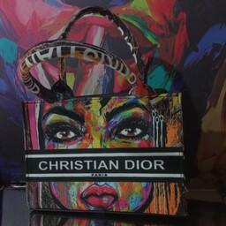 کیف دستی آبرنگی طرح Dior