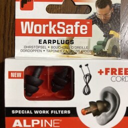 محافظ گوش اورجینال Alpine WORKSAFE earplugs