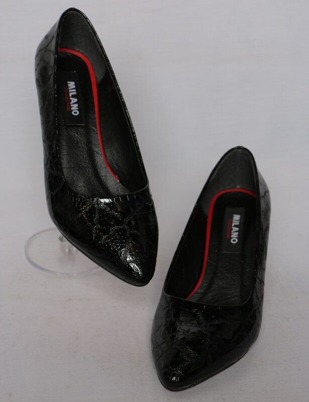 کفش زنانه مجلسی اداری ورنی پوست ماری سایز37و38و39و40 مدل 530