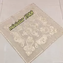 رومیزی میز خاطره 90.90 طرح قلم کار اصفهان