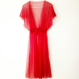 لباس خواب زنانه قرمز جلو باز پروانه ای سایز 32 تا 62 رنگ قرمز مشکی سفید 