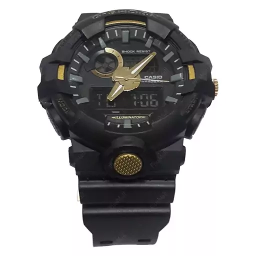 ساعت کاسیو جی شاک مشکی طلایی کد G Shock Gold 005