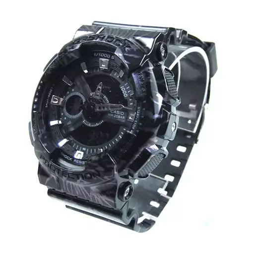 ساعت کاسیو جی شاک مشکی دو زمانه کد G Shock Black 014