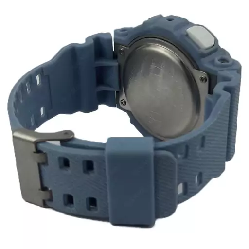 ساعت کاسیو جی شاک آبی کامل دو زمانه کد G Shock Blue 008