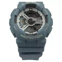 ساعت کاسیو جی شاک آبی کامل دو زمانه کد G Shock Blue 008