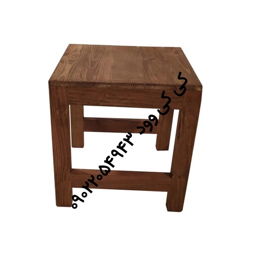 چهارپایه چوبی 