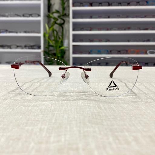 فرم عینک طبی گریف بدون قاب رنگ قرمز مارک ریبوک در عینک کاسپین بوشهر