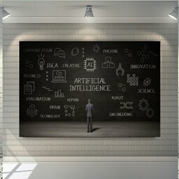 پوستر دیواری طرح تکنولوژی مدل هوش مصنوعی کد76