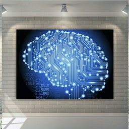 پوستر دیواری طرح تکنولوژی مدل هوش مصنوعی کد74