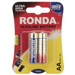 باتری قلمی روندا مدل Ultra Plus Alkaline بسته(2عددی )

