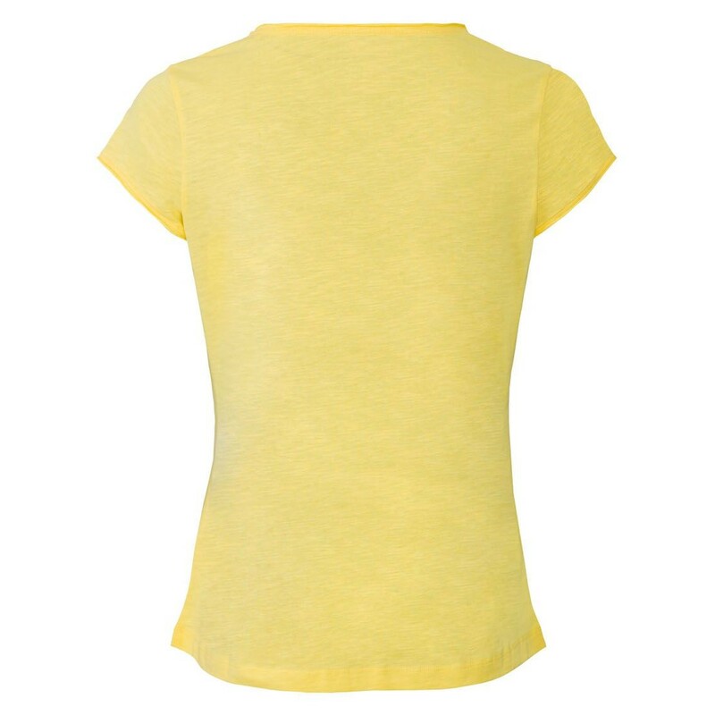تیشرت زنانه برند آلمانی esmara سایز L اروپایی رنگ زرد تیشرت اسمارا 