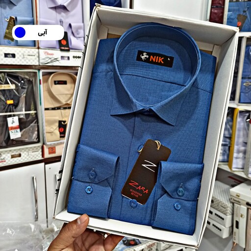پیراهن کلاسیک مردانه مجلسی فلورا نخ پنبه در ده رنگ سری دوم ،XXL XL، L، M