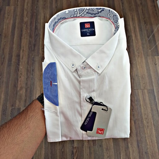 پیراهن اسپرت مردانه ترک پارچه کشی دوخت صنعتی درجه یک XXL، XL، L