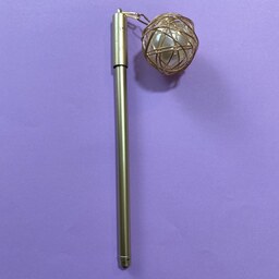 خودکار گوی طلایی جوهر آبی