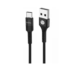 کابل شارژ USB به TYPE-C پرووان مدل pcc345c طول 1 متر