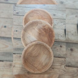 ظروف پذیرایی چوبی سه تیکه با کیفیت و قابل شست و شو