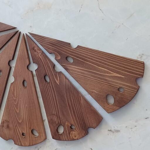 تخته سرو چوبی دستساز ست 6تایی چوب روسی صنایع دستی بیاتانی