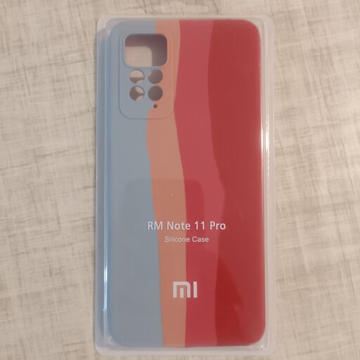 قاب سیلیکونی آبرنگی اورجینال مدل Xiaomi Redmi note 11 pro 