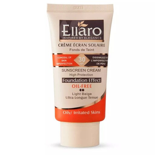 کرم ضد آفتاب الارو بژ طبیعی  ELLARO  SPF30