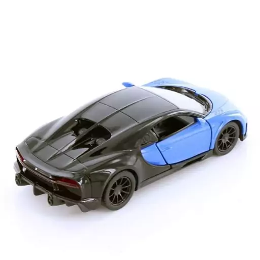 ماکت ماشین بوگاتی شیرون کینزمارت رنگ آبی Bugatti Chiron kinsmart فلزی