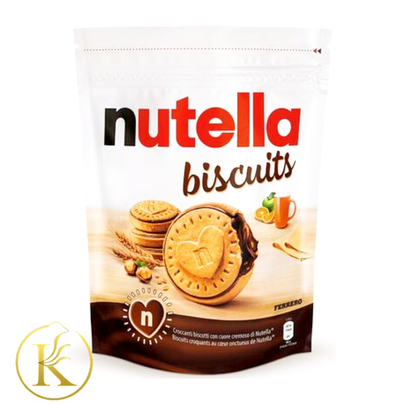 بیسکوییت شکلاتی نوتلا 304 گرمی nutella biscuits

