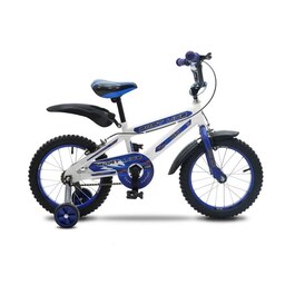 دوچرخه بچگانه پورت لاین سایز 16 مدل دنیز کد 1026006 سفید-آبی