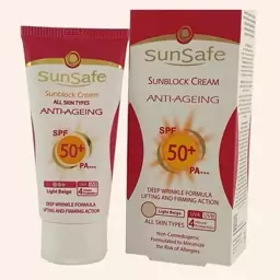 کرم ضد آفتاب ضد چروک sunsafe